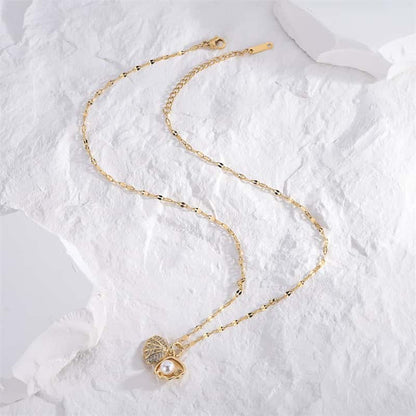 Aurora Pearl Shell Necklace