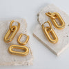 Pavé Orbit 18K Gold-Plated Earrings – Stellar Spark