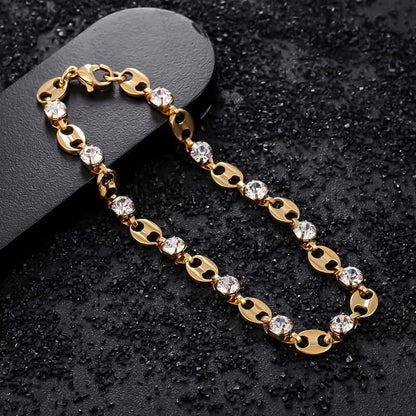 Celeste Crystal Link Bracelet