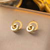 Halo Twist 18K Gold Plated Set