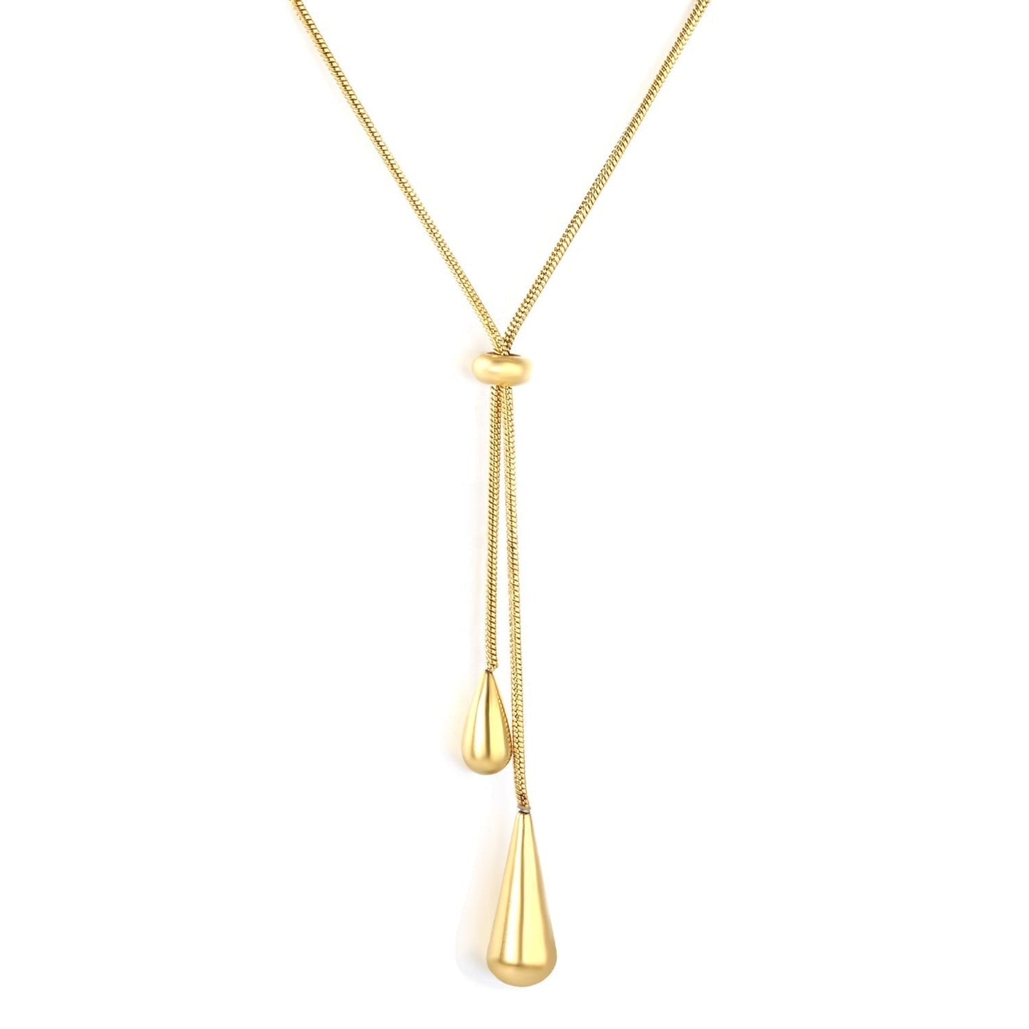 Golden Dewdrop 18K Gold Plated Necklace