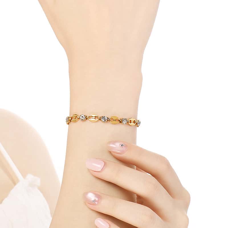 Celeste Crystal Link Bracelet