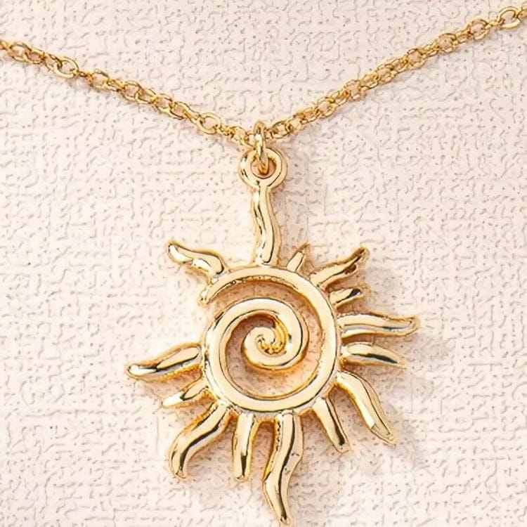 Helia 18K Gold-Plated Necklace – Timeless Glow