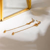 Lumière 18K Gold-Plated Pendant – Radiant Charm