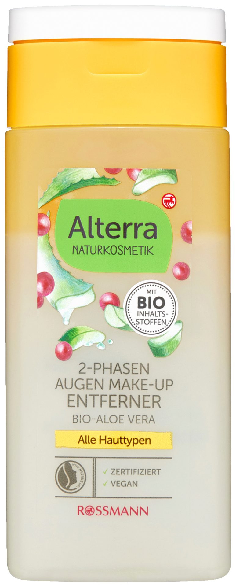 Alterra Eye Make-Up Remover with Bio Aloe Vera - Gentle 100ml Formula