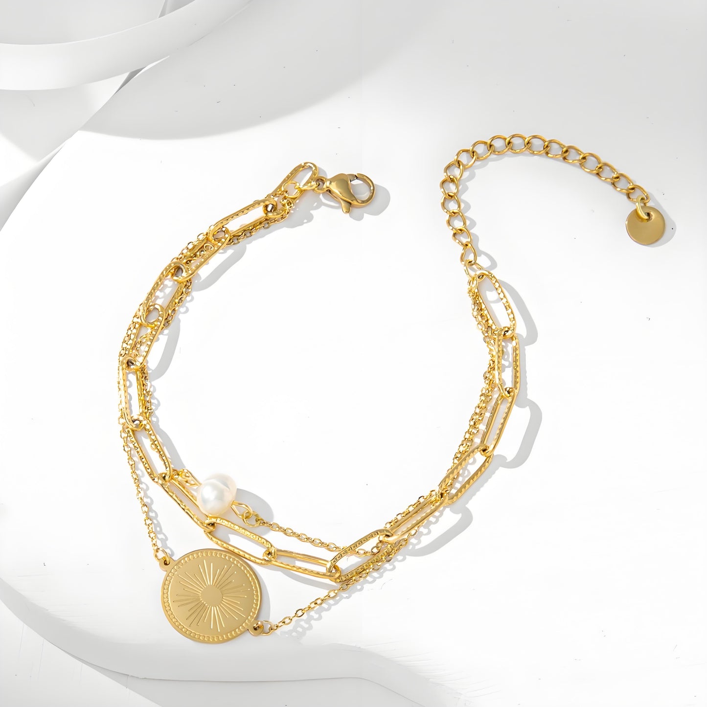 Celeste Coin Layer Bracelet