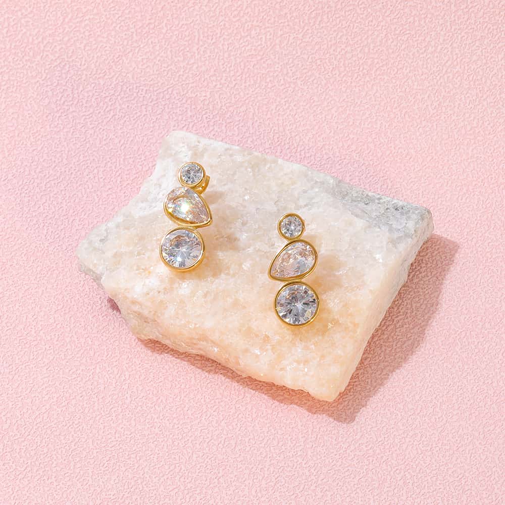 Lumière Crystal Drop Earrings