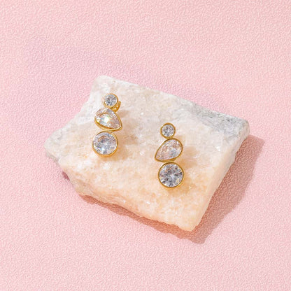 Lumière Crystal Drop Earrings