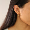 Orbit 18K Gold-Plated Hoop Earrings – Infinite Shine