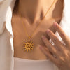 Helia 18K Gold-Plated Necklace – Timeless Glow