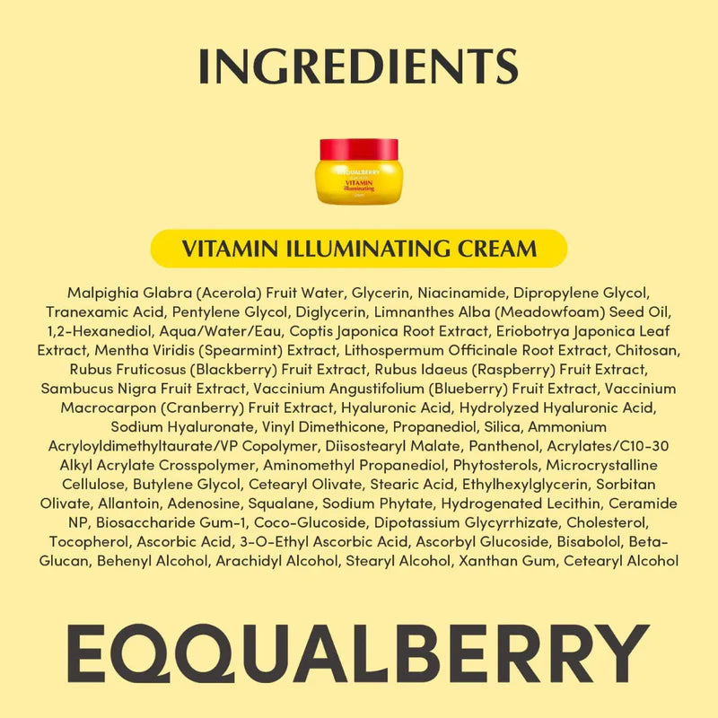EQQUALBERRY Vitamin Illuminating Cream