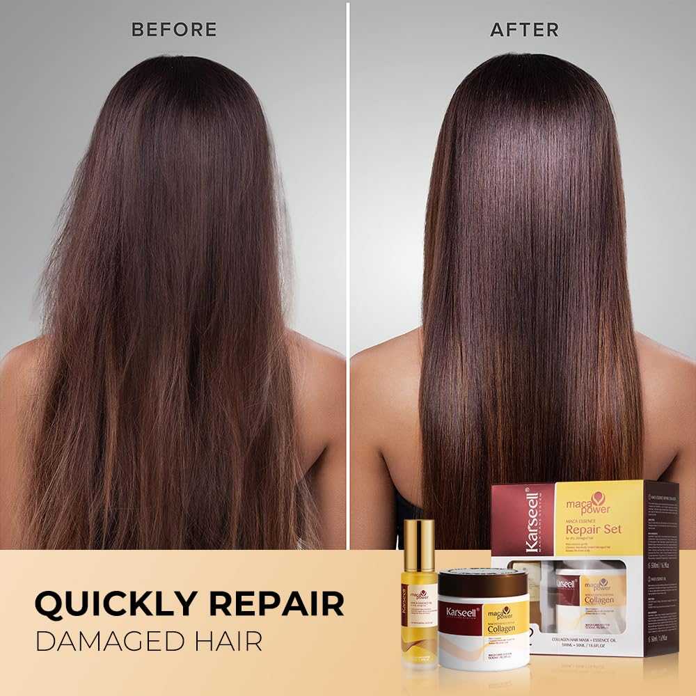 Karseell Collagen & Argan Oil Hair Treatment Mask Set - Intense Repair & Restoration