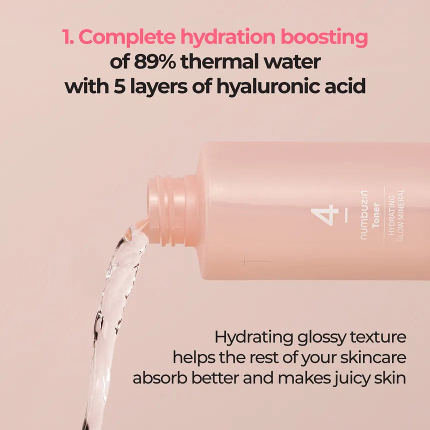 Numbuzin No.4 Hydrating Glow Mineral Toner