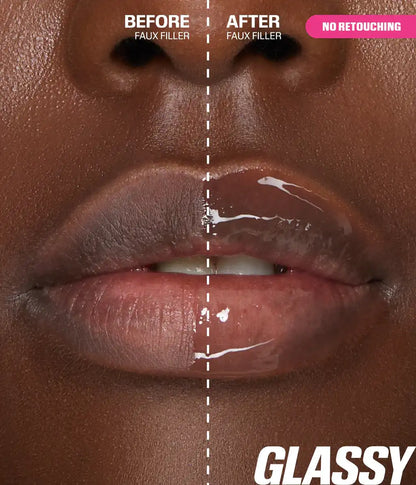 Huda Beauty FAUX FILLER Extra Shine Lip Gloss