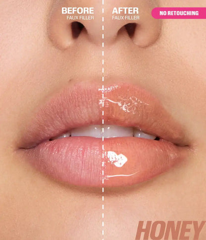 Huda Beauty FAUX FILLER Extra Shine Lip Gloss