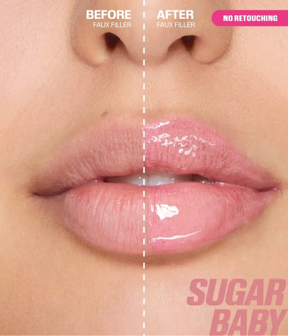Huda Beauty FAUX FILLER Extra Shine Lip Gloss