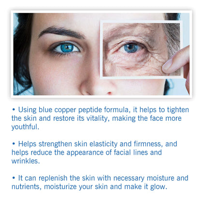 HOYGI Blue Copper Peptide Firm & Rejuvenating Serum (30ml).