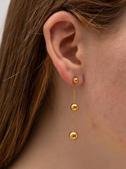 Liquid Gold Drop Earrings
