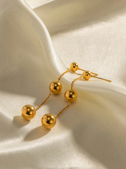 Liquid Gold Drop Earrings
