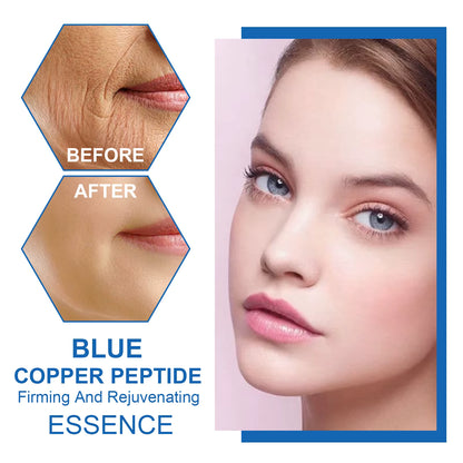 HOYGI Blue Copper Peptide Firm & Rejuvenating Serum (30ml).