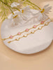 Blossom Charm 18K Gold-Plated Bracelet – Petal Elegance