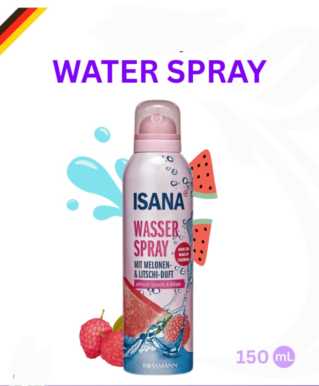 Authentic Lychee Make-Up Fixing Spray | Long-Lasting Makeup & Refreshing Fragrance