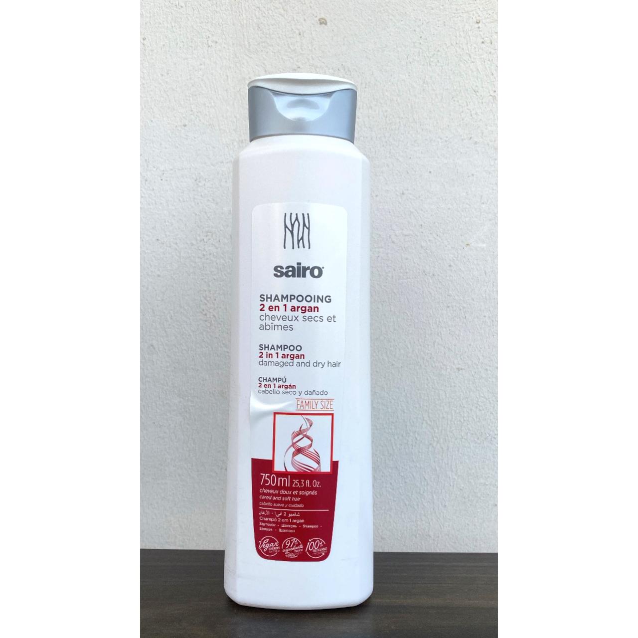 Sairo Argan Oil Shampoo for Damaged Hair - Restorative 750ml Formula
