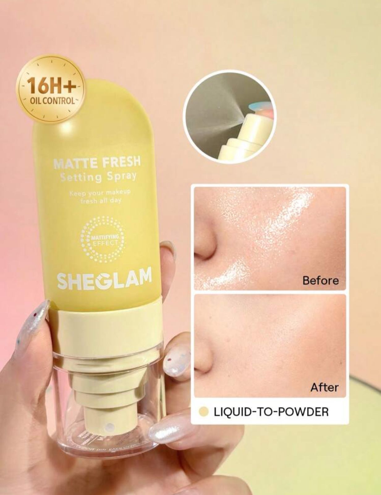 SHEGLAM Matte Fresh Setting Spray