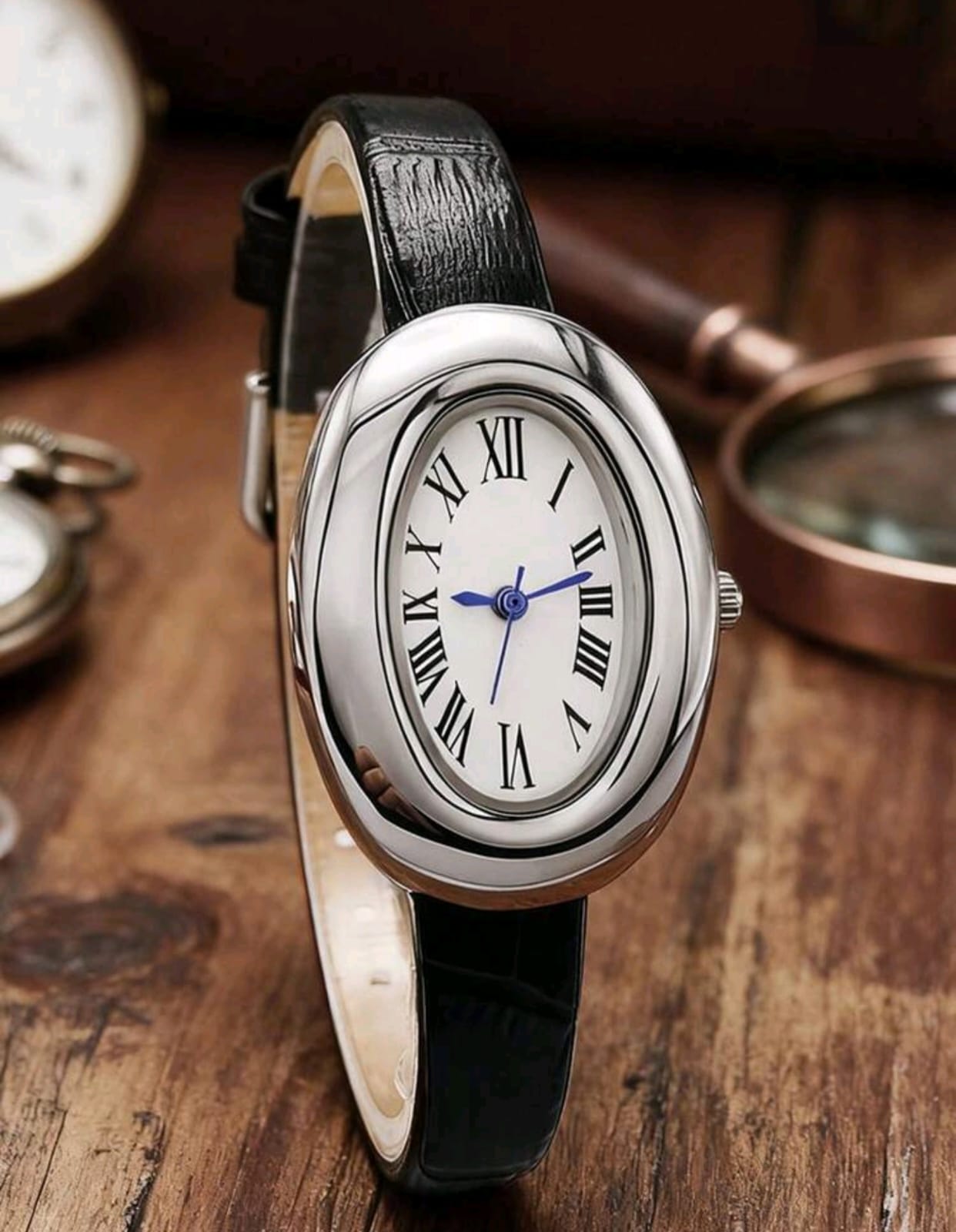 Elegant Vintage Oval Quartz Watch (Multiple Styles Available)