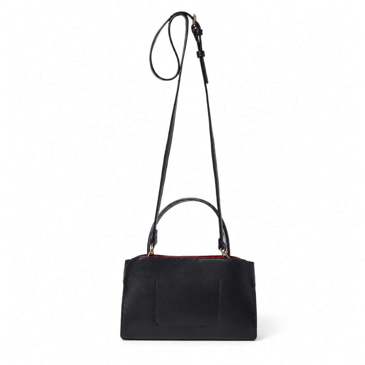 Sleek Buckle Shoulder Bag