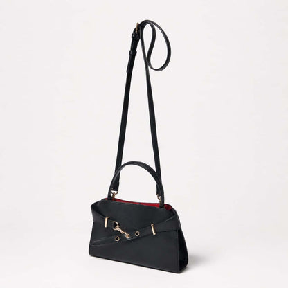 Sleek Buckle Shoulder Bag