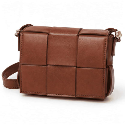 Woven Square Crossbody Bag