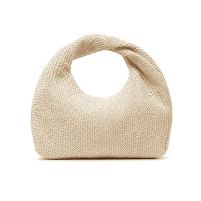 Ivory Knot Crochet Handbag