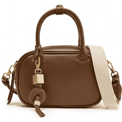 Vintage Contrast Bowling Bag