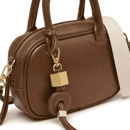 Vintage Contrast Bowling Bag