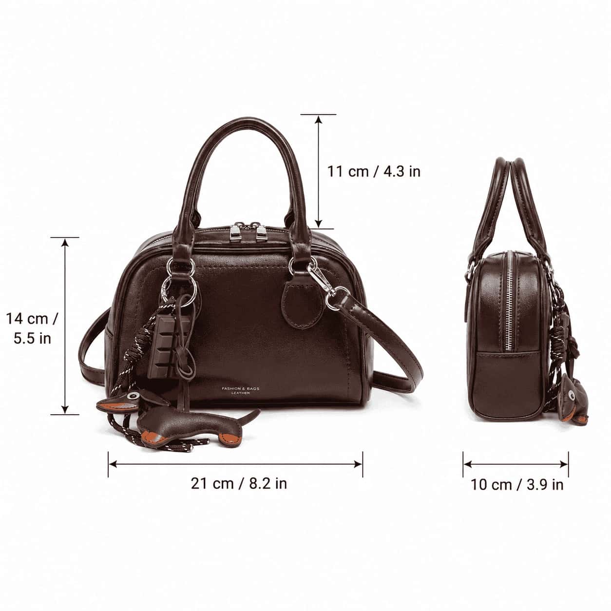Chocolate Charm Bowling Bag