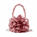 Blush Pink Rose Pearl Handbag