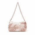 Blush Floral Beaded Shoulder Bag