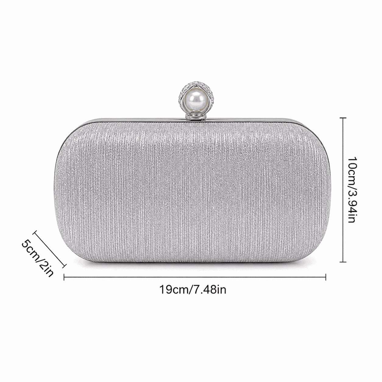 Pearl Luxe Evening Clutch Bag