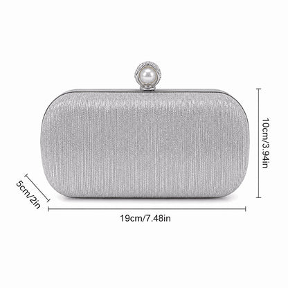 Pearl Luxe Evening Clutch Bag