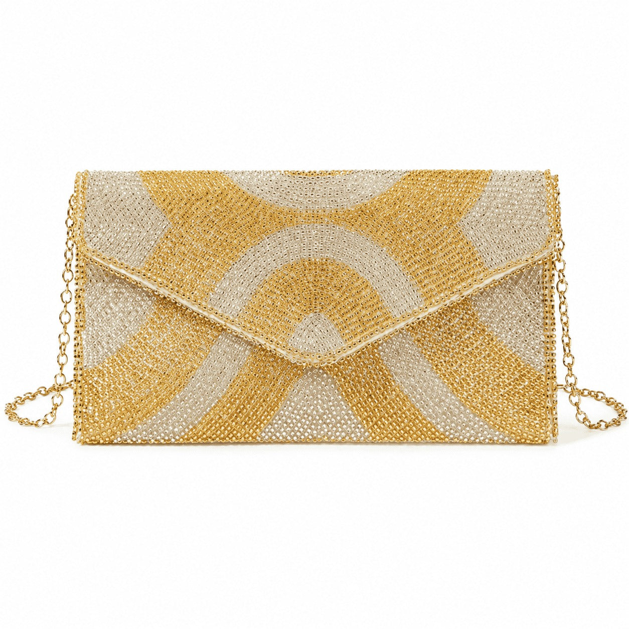 Beaded Envelope Evening Clutch