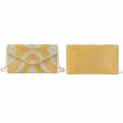 Beaded Envelope Evening Clutch