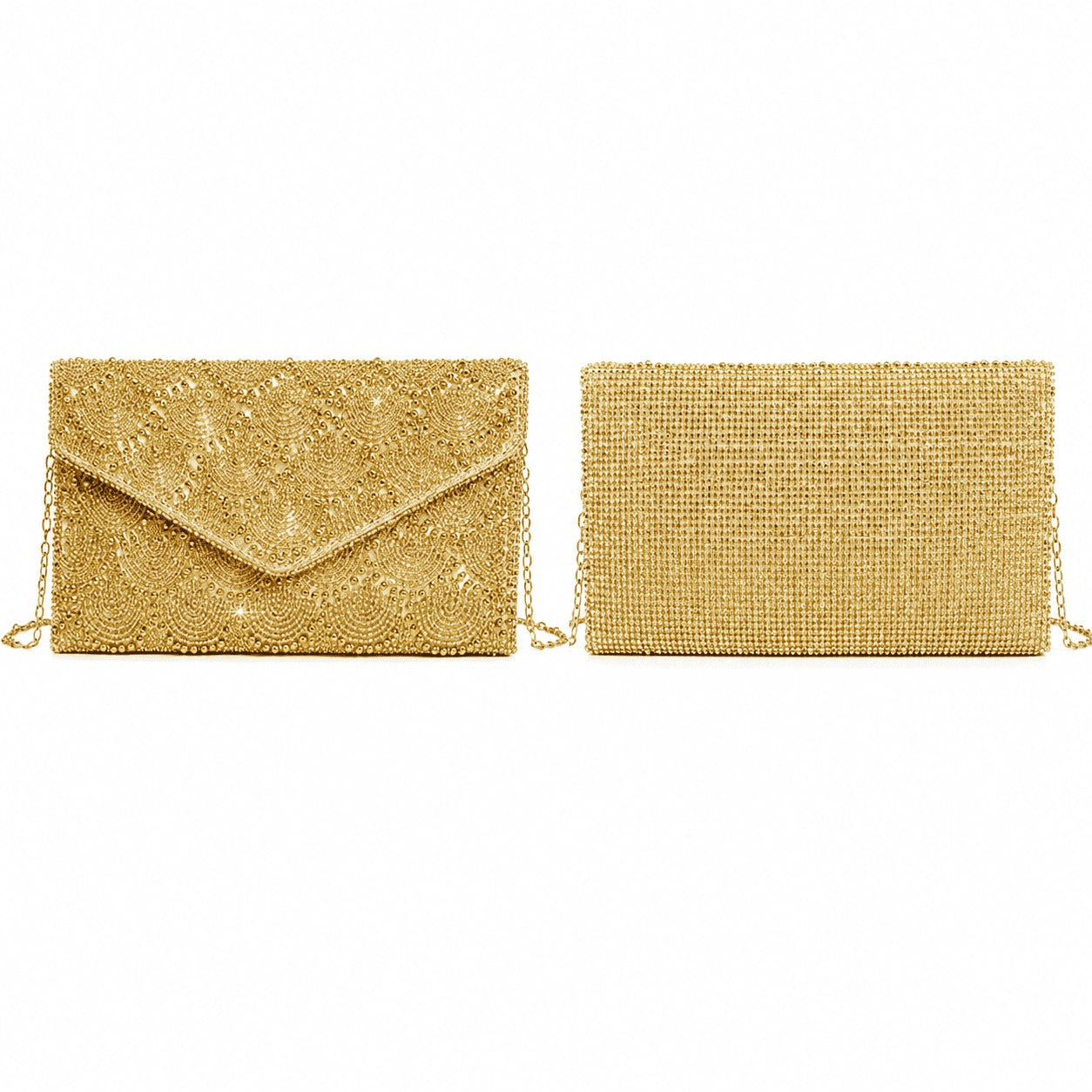 Beaded Envelope Evening Clutch