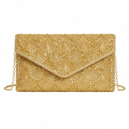 Beaded Envelope Evening Clutch