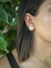 Elegant Pearl 18K Gold-Plated Stud Earrings – Pure Shine