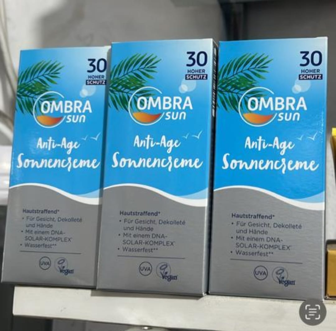 Authentic Ombra Firming Sun Lotion SPF 15 - Anti-Aging & Moisturizing Protection (75ml)