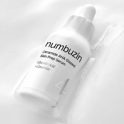 Numbuzin No.4 Ceramide + AHA Glazed Skin Prep Serum