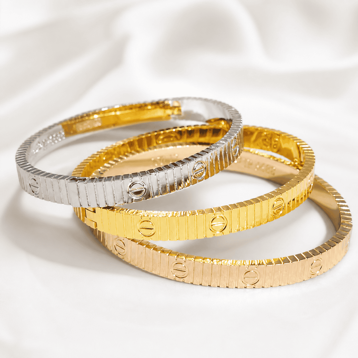 Éclat Trio Bangle Set