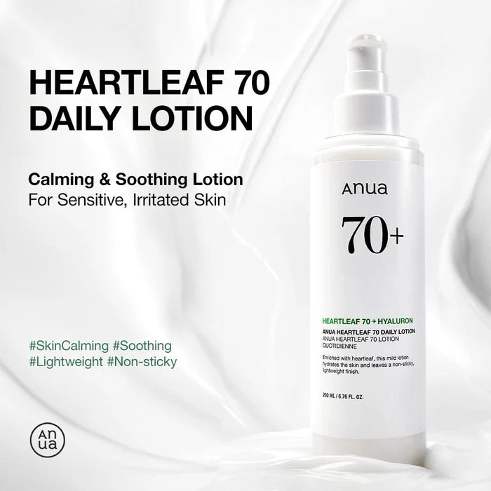 Anua Heartleaf 70% Daily Lotion.