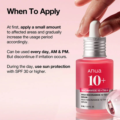 Anua Niacinamide 10% + TXA 4% Serum